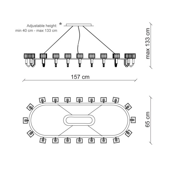 Люстра Baga Bespoke Angie A01C1