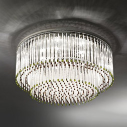 Потолочный светильник Italamp 713/80 Satin / C / Sw Olivine-Moka