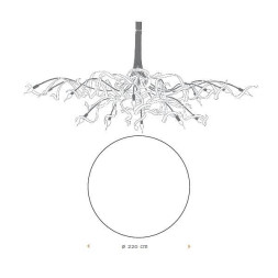 Люстра Jacco Maris Ruban Plie RP16CH.ST.R