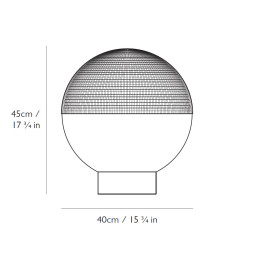 Настольный светильник Lee Broom Lens Flair Table Lamp Matte Black LEN0021