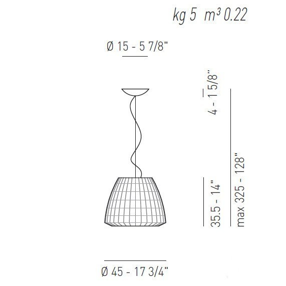 Подвесной светильник Axo Light Bell SP BEL 045 Bianco SPBEL045E27BCXX