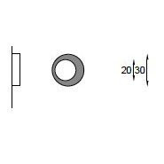 Спот (точечный светильник) IlParalume MARINA 7711 2107/P