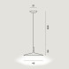 Подвесной светильник Foscarini Aplomb large bianco 195017 10