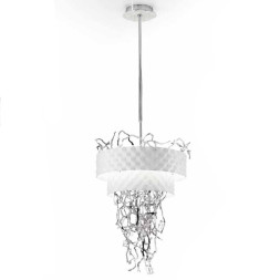 Подвесной светильник IDL Groovy 463/6 White Steel