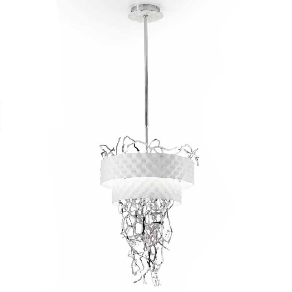 Подвесной светильник IDL Groovy 463/6 White Steel