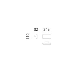 Настенный светильник Artemide Two Flags DEG8100A09L