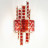 Настенный светильник IDL Crystalline 493/2A red