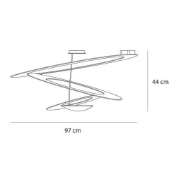 Потолочный светильник Artemide Pirce LED 1253110A