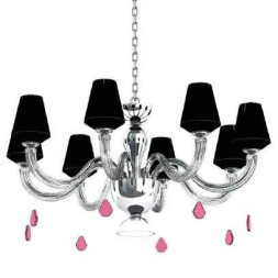 Люстра Beby Group Pure 7820B03 Chrome Silver Cortina Black Lilac