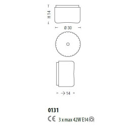 Потолочный светильник Sylcom Mask 0131 B BL