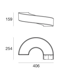 Настенный светильник Linea Light Saturn 7654