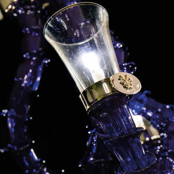 Потолочная люстра Beby Group La fleur sauvage 7130B03 Blue Greece Golden Portoino