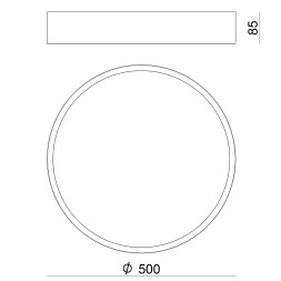 Потолочный светильник Linea Light Box 8242N