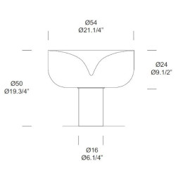 Настольная лампа Leucos Aella T 0004018