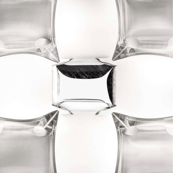 Потолочный светильник Slamp Mida CEILING WHITE/PLATINUM MID78PLF0000S_000