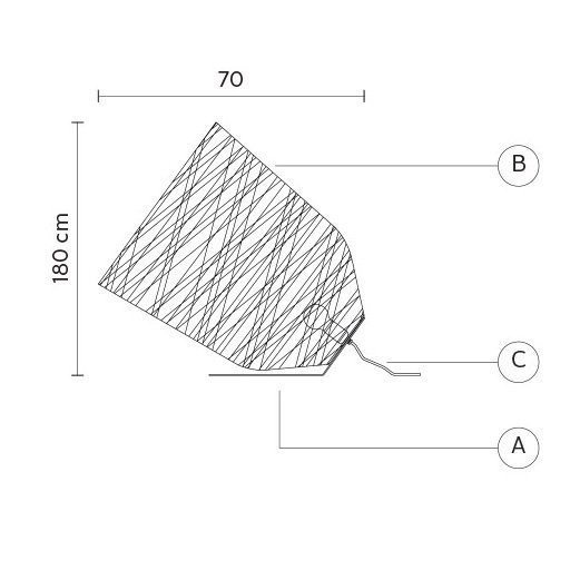 Торшер Karman Black out HP101 3T INT