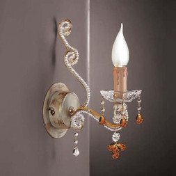 Бра Renzo Del Ventisette &quot;Sinuosa&quot; A 13729/1 Perlinato DEC. 062 + ORO