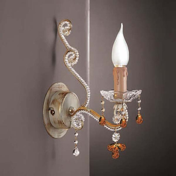 Бра Renzo Del Ventisette &quot;Sinuosa&quot; A 13729/1 Perlinato DEC. 062 + ORO