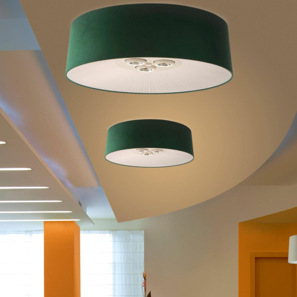 Потолочный светильник Axo Light Velvet PL VEL 100 Verde / Bianco PLVEL100E27VEBC
