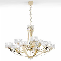 Люстра IDL Crystal blade 512/6+3 Light gold