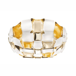 Потолочный светильник Slamp Mida CEILING-WALL MEDIUM AMBER MID78PLF0000YW000