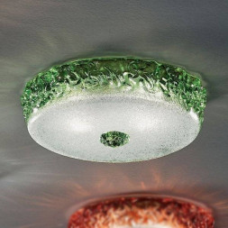 Потолочная лампа Vetri Lamp 999/50 Verde/Cristallo