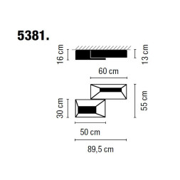 Потолочный светильник Vibia Link 5381 03