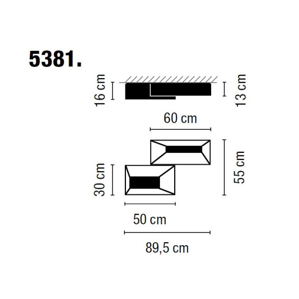 Потолочный светильник Vibia Link 5381 03