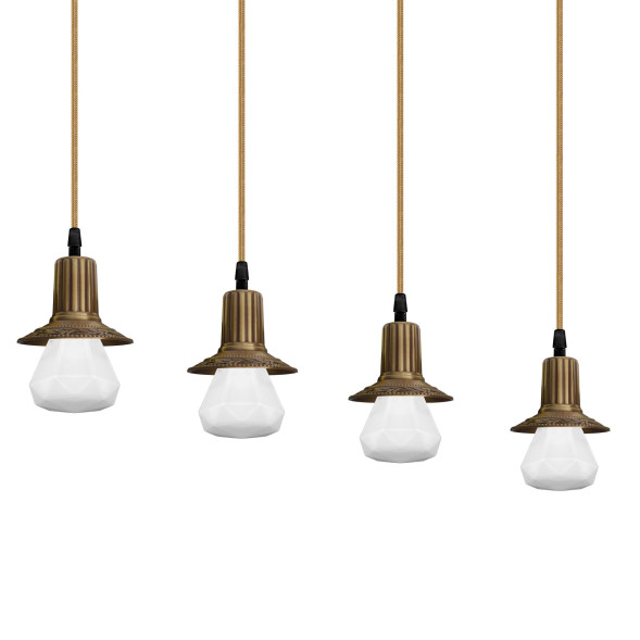 Подвесной светильник FEDE Lighting Milano IV Glass FD1077SPB