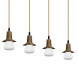 Подвесной светильник FEDE Lighting Milano IV Glass FD1077SPB