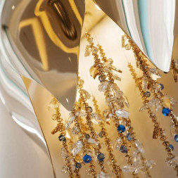 Настенный светильник Beby Group Bouquet 5200A04 Light gold Golden Portofino Acquamarine