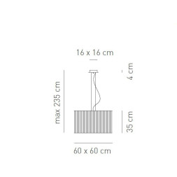 Подвесной светильник AxoLight SP CLAV 60 Bianco SPCLAV60BCCRE27