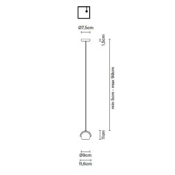 Подвесной светильник Fabbian Beluga Colour D57 A11 31