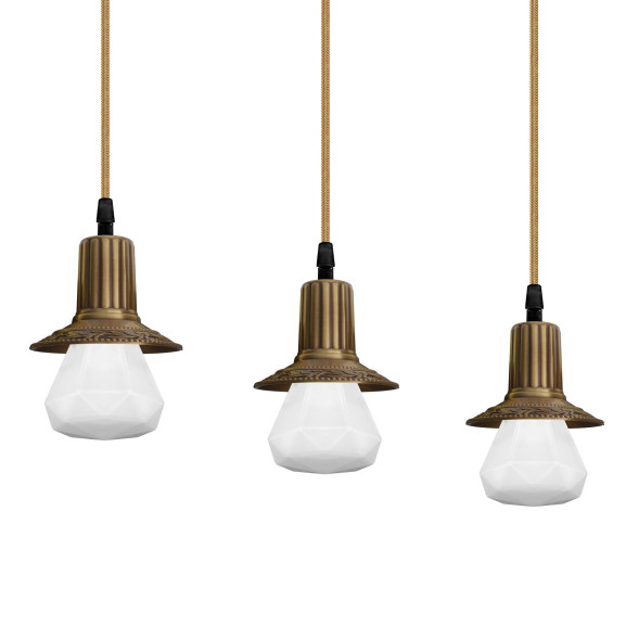 Подвесной светильник FEDE Lighting Milano III Glass FD1075SPB