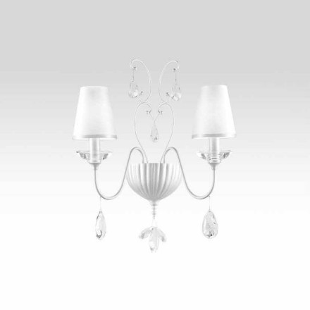 Бра Beby Group Nuovo Vintage 510/2A Pearled White 316 CUT CRYSTAL