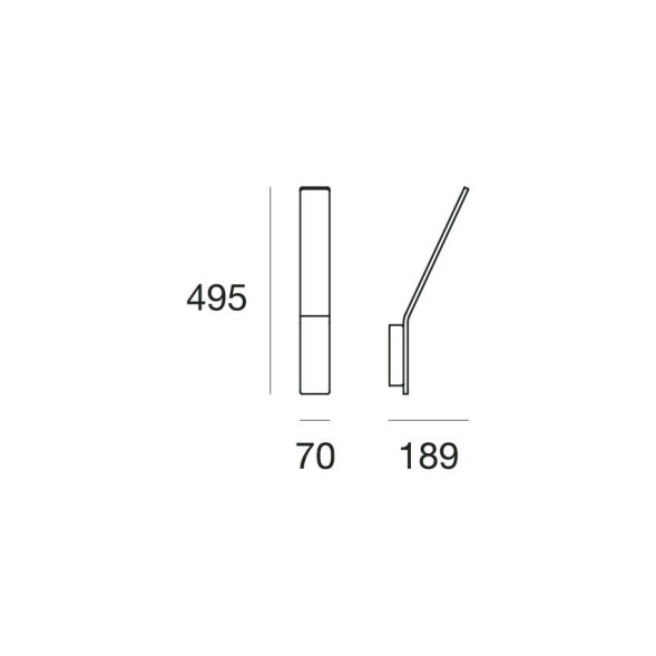 Настенный светильник Linea Light Lama 7104