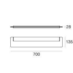 Настенный светильник Linea Light Skinny 7910