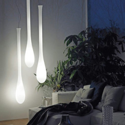 Подвесной светильник Vistosi Lacrima SP G E27 BC NI