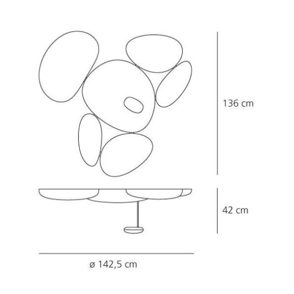 Потолочный светильник Artemide Skydro soffitto - Halo 1232010A