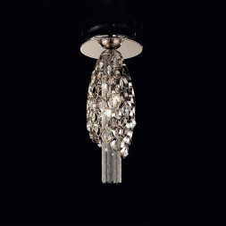 Потолочный светильник IDL Chrysalis 448/3pf steel with satin nickel