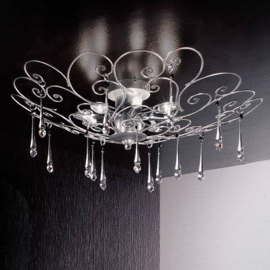 Потолочный светильник Masca Damasco 1828/8PL Argento