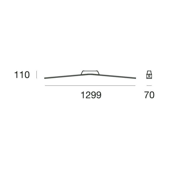 Настенный светильник Linea Light Lama 7110