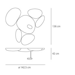 Потолочный светильник Artemide Skydro 1245W10A