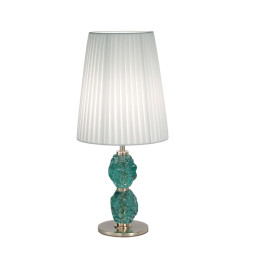 Настольная лампа IDL Charme 601/1LM steel white green