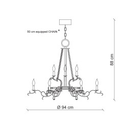 Люстра Baga Morgana 7204