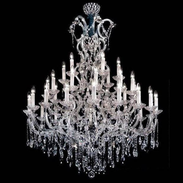 Люстра Beby Queen of Roses 9000B18 Chrome SW Silver Night