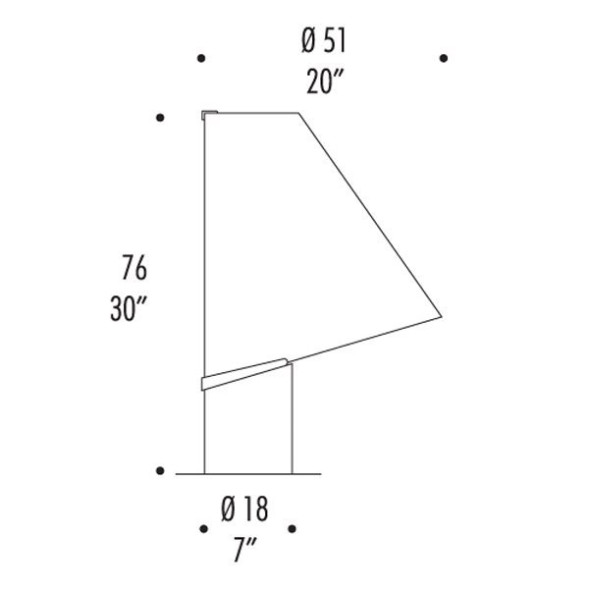 Настольная лампа Leucos MICENE T 0004038