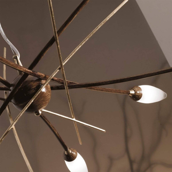 Люстра Masca Shanghai 1870/8 Brownies oro / Glass 591