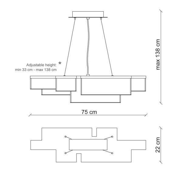 Подвесной светильник Baga Bespoke Gisele G02N1