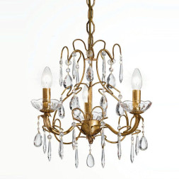 Люстра Orion Leuchten LU 1709/3 Antik/Kristall